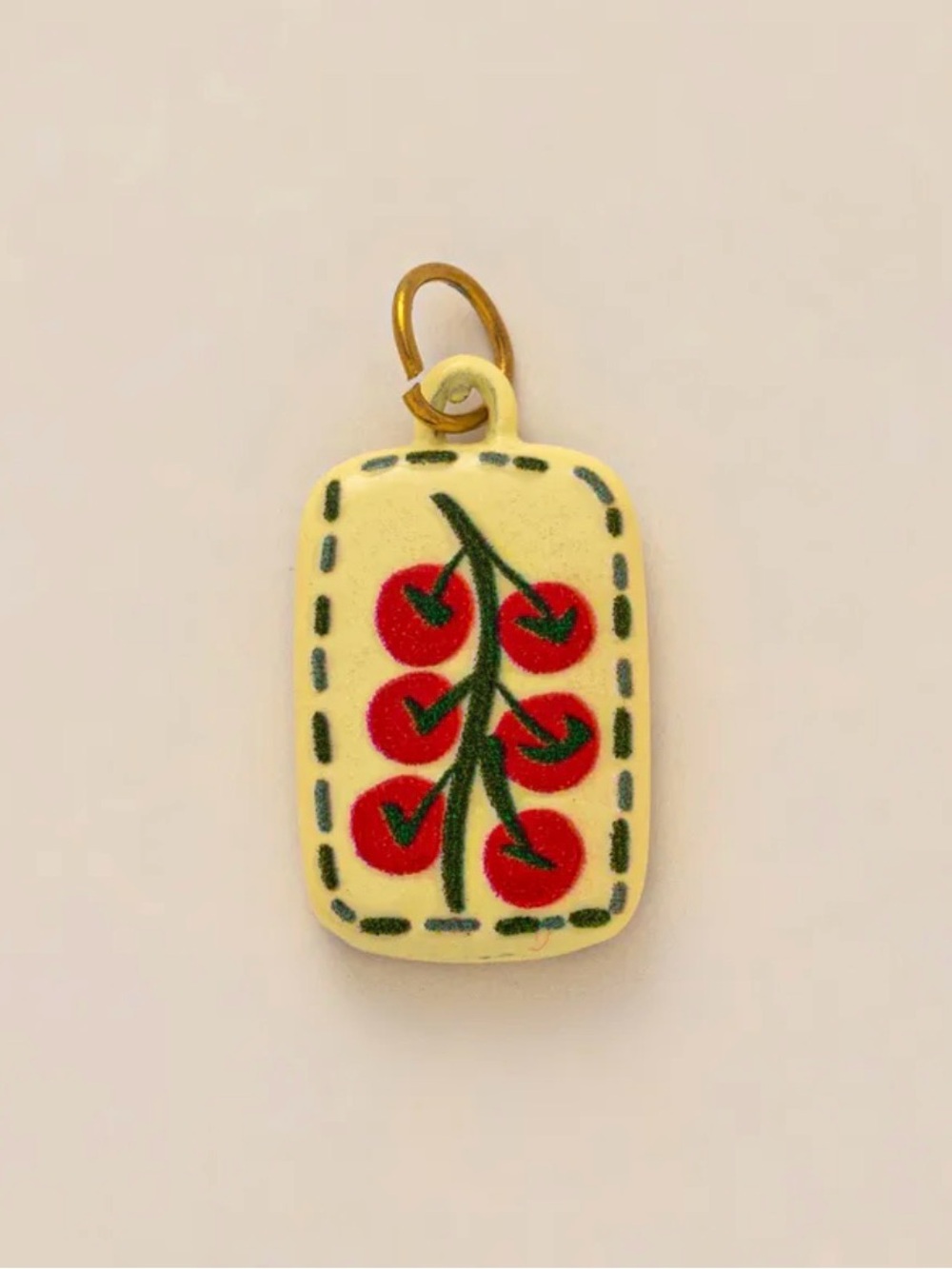 Cherry Tomato Charm Pendant
